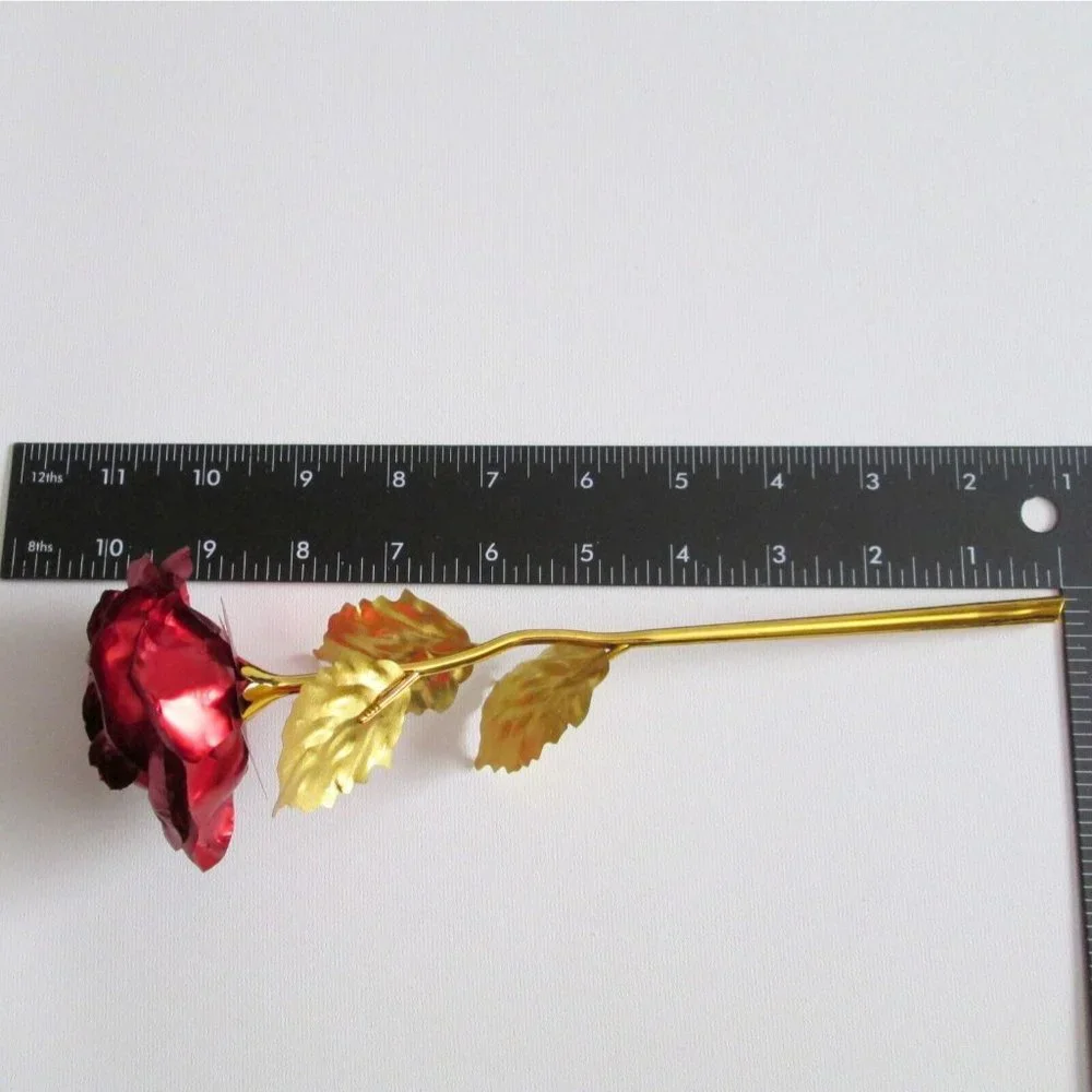 Unitestone Handcrafted 24K Dipped Rose Collectible Bonus Fashion Earrings Box